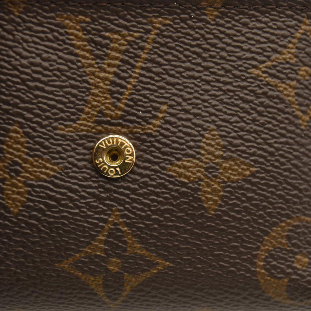 LOUIS VUITTON Monogram Zoe Wallet Rose Ballerine