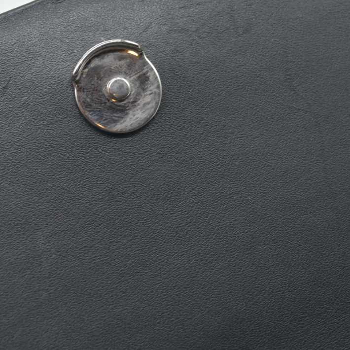 $2100 Saint Laurent Smooth Calfskin Classic Monogram Kate Tassel Chain Wallet Black