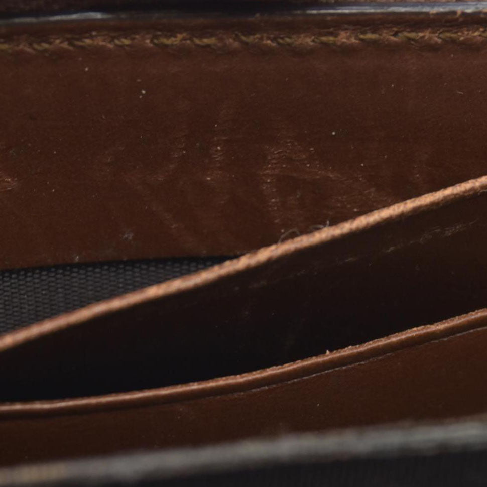 Gucci GG Supreme Monogram Cuoio Toscano Zip Around Wallet Beige Ebony Cuir CONSINGMENT