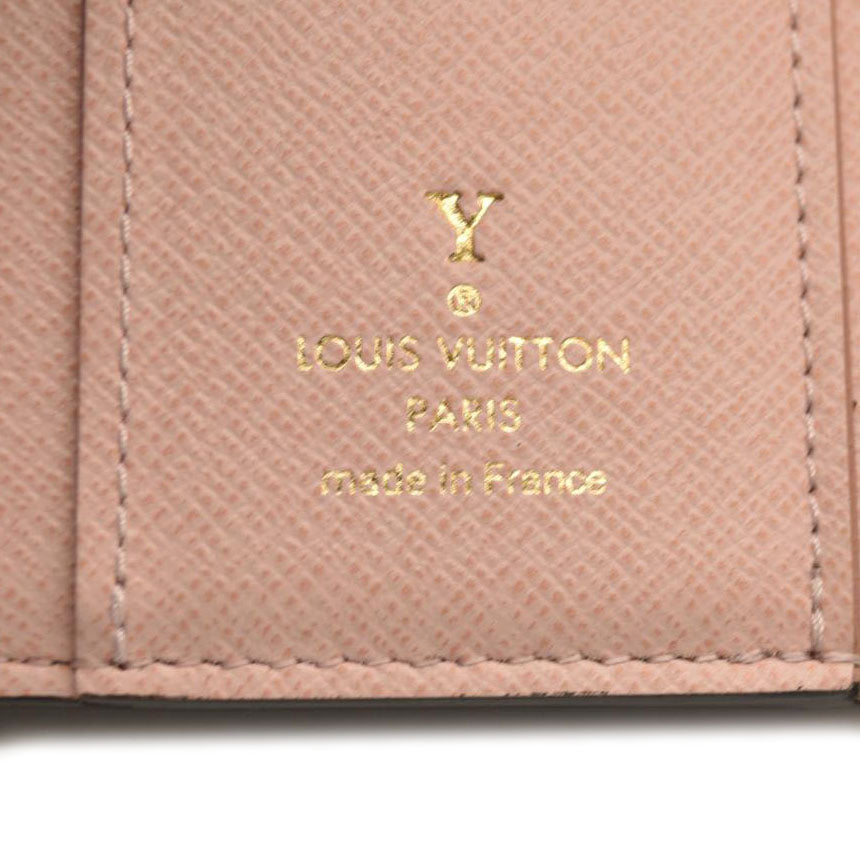 LOUIS VUITTON Monogram Zoe Wallet Rose Ballerine