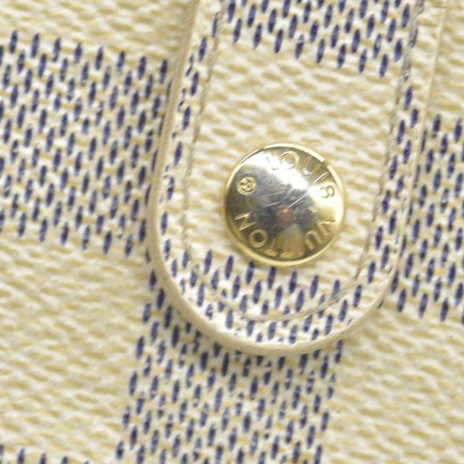 $750 2009 Louis Vuitton Damier Azur French Purse Wallet CONSIGNMENT MI4079