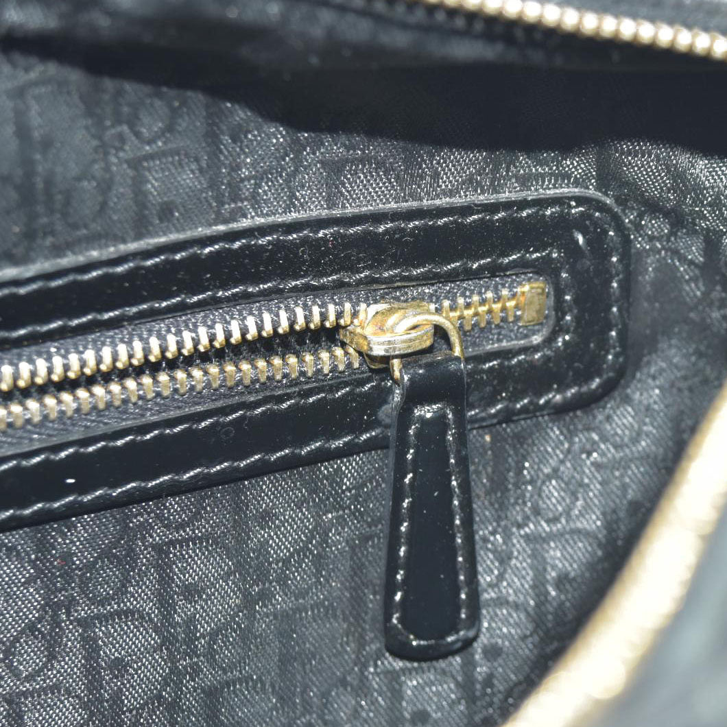 $6460 Christian Dior  Patent Cannage Large Lady Dior Black