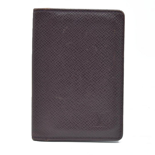 AUCTION $505 Louis Vuitton Vintage Taiga Leather Organizer NM