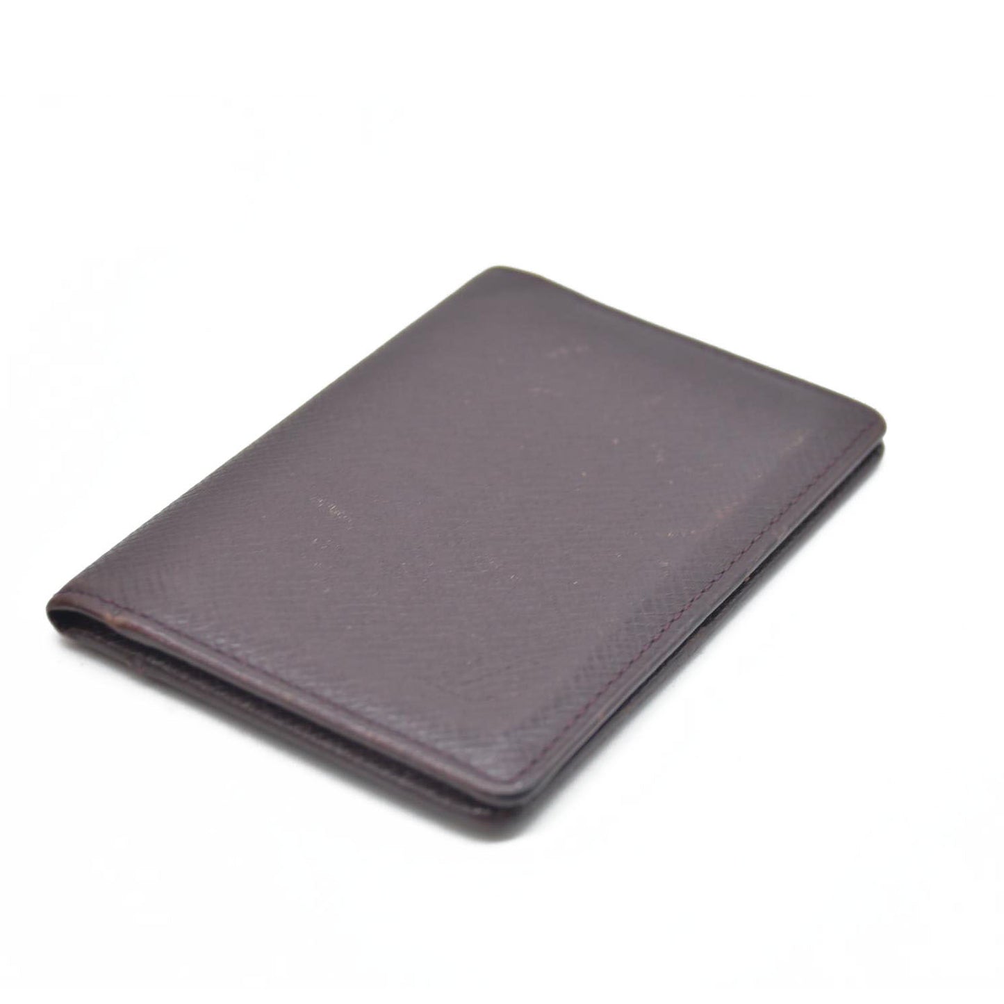 AUCTION $505 Louis Vuitton Vintage Taiga Leather Organizer NM