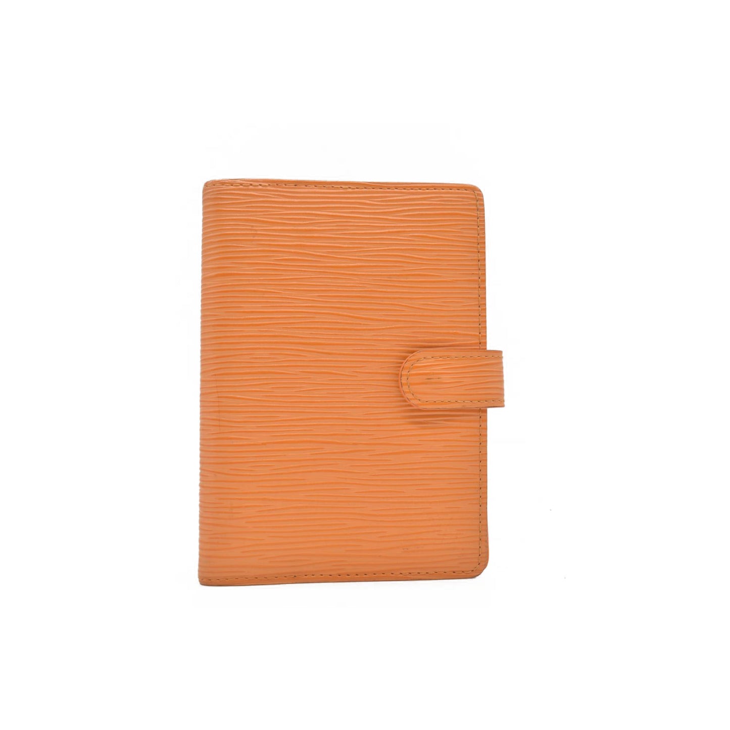 $690 LOUIS VUITTON Epi Agenda PM Day Planner Cover Orange Mandarin CA0075 CONSIGNMENT