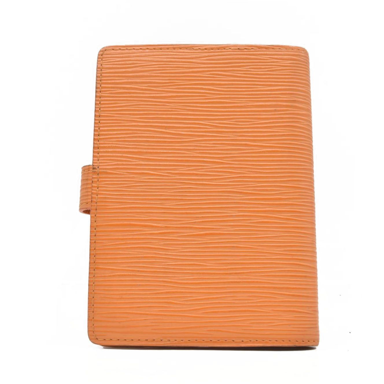 $690 LOUIS VUITTON Epi Agenda PM Day Planner Cover Orange Mandarin CA0075 CONSIGNMENT