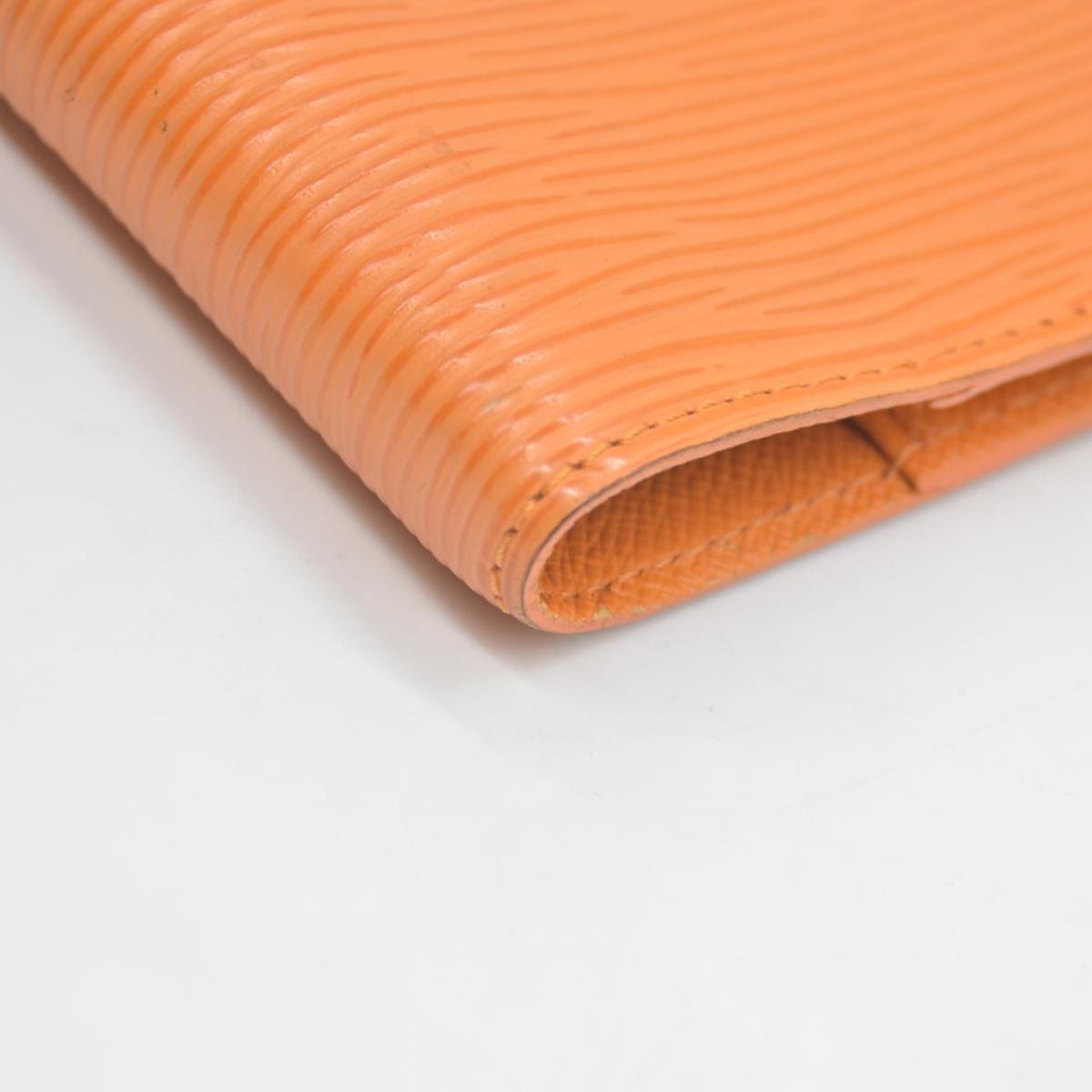$690 LOUIS VUITTON Epi Agenda PM Day Planner Cover Orange Mandarin CA0075 CONSIGNMENT