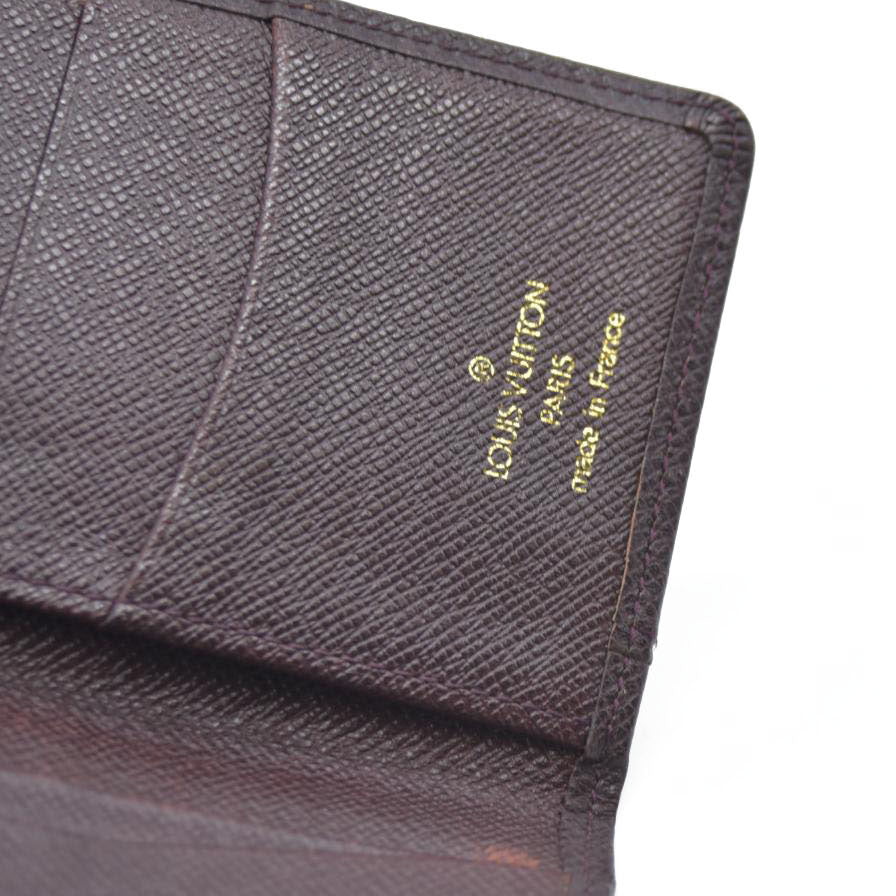 AUCTION $505 Louis Vuitton Vintage Taiga Leather Organizer NM