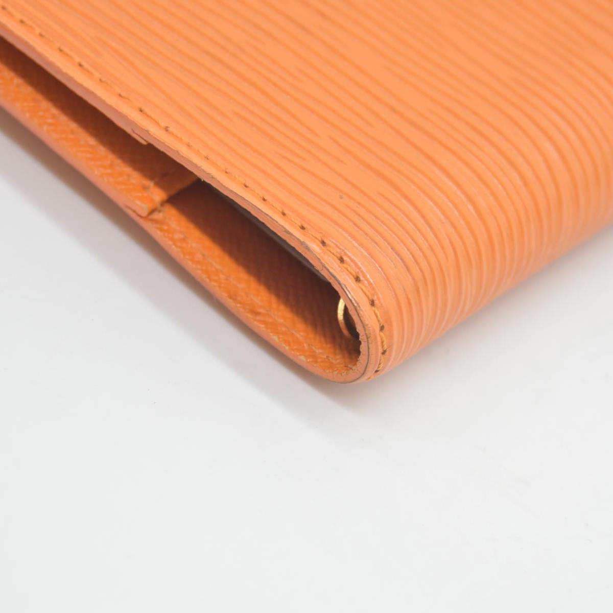 $690 LOUIS VUITTON Epi Agenda PM Day Planner Cover Orange Mandarin CA0075 CONSIGNMENT