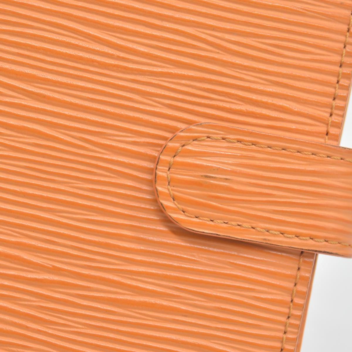 $690 LOUIS VUITTON Epi Agenda PM Day Planner Cover Orange Mandarin CA0075 CONSIGNMENT
