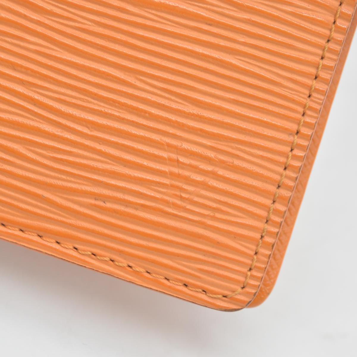 $690 LOUIS VUITTON Epi Agenda PM Day Planner Cover Orange Mandarin CA0075 CONSIGNMENT