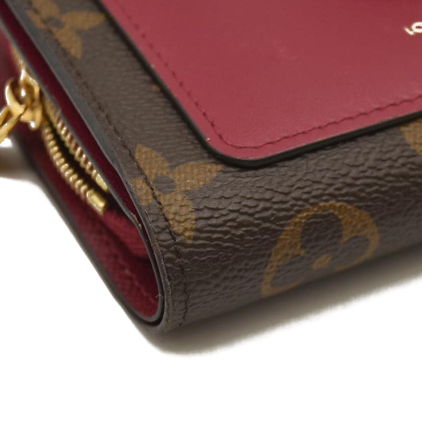 LOUIS VUITTON  Monogram Juliette Wallet Fuchsia