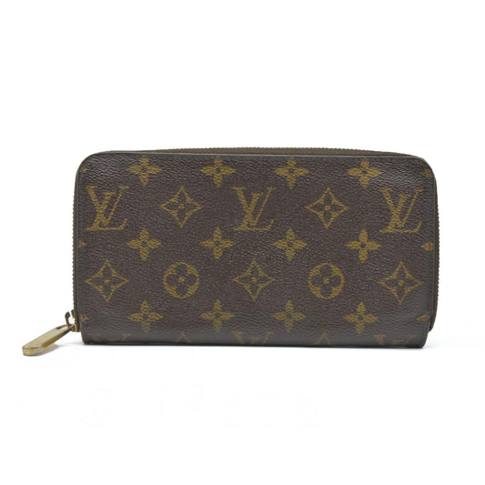 AUCTION $915 Louis Vuitton  Monogram Zippy Wallet CA0122