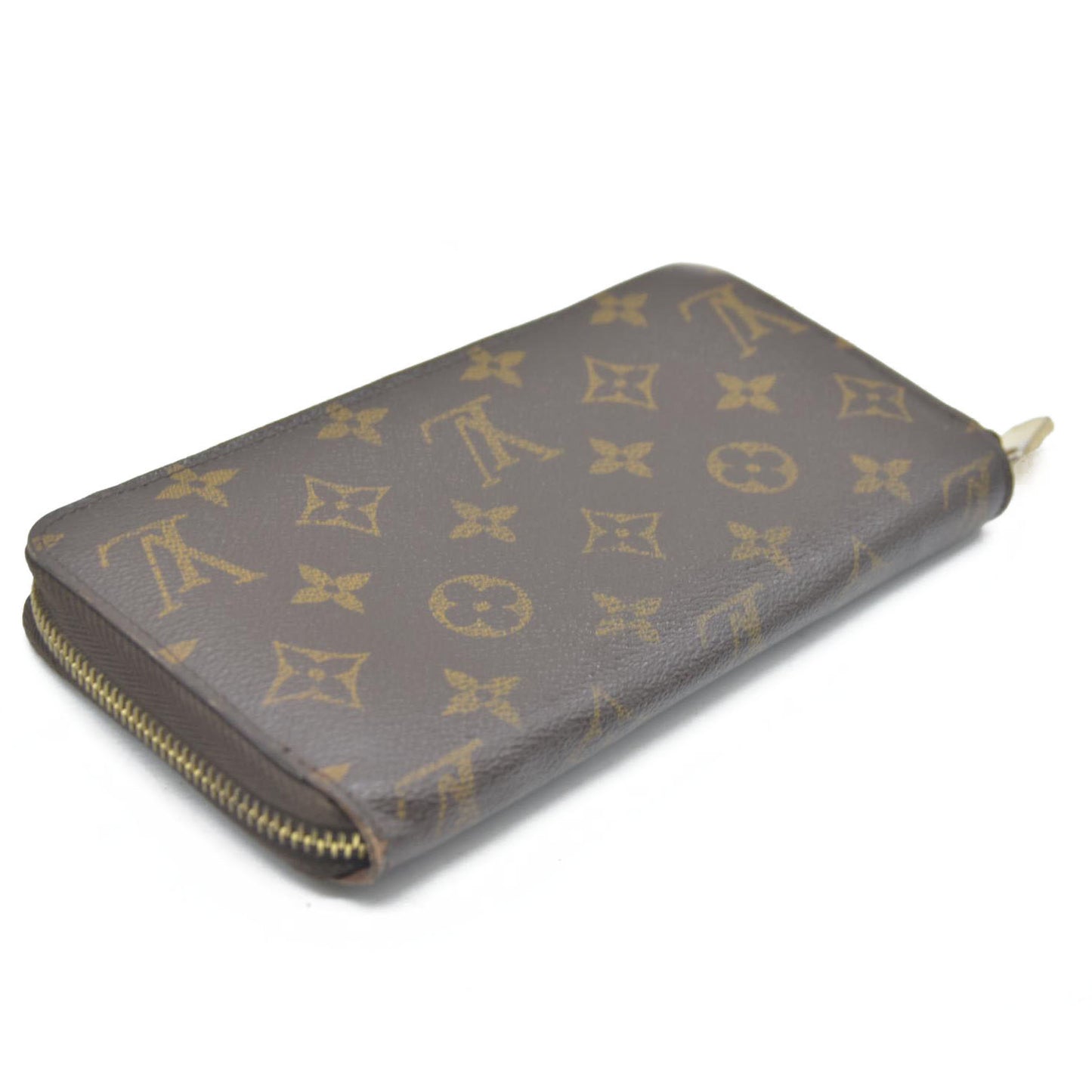 AUCTION $915 Louis Vuitton  Monogram Zippy Wallet CA0122