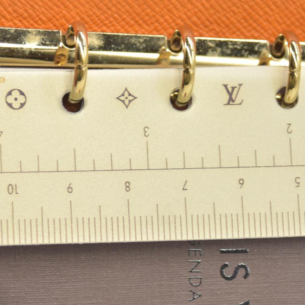 $690 LOUIS VUITTON Epi Agenda PM Day Planner Cover Orange Mandarin CA0075 CONSIGNMENT