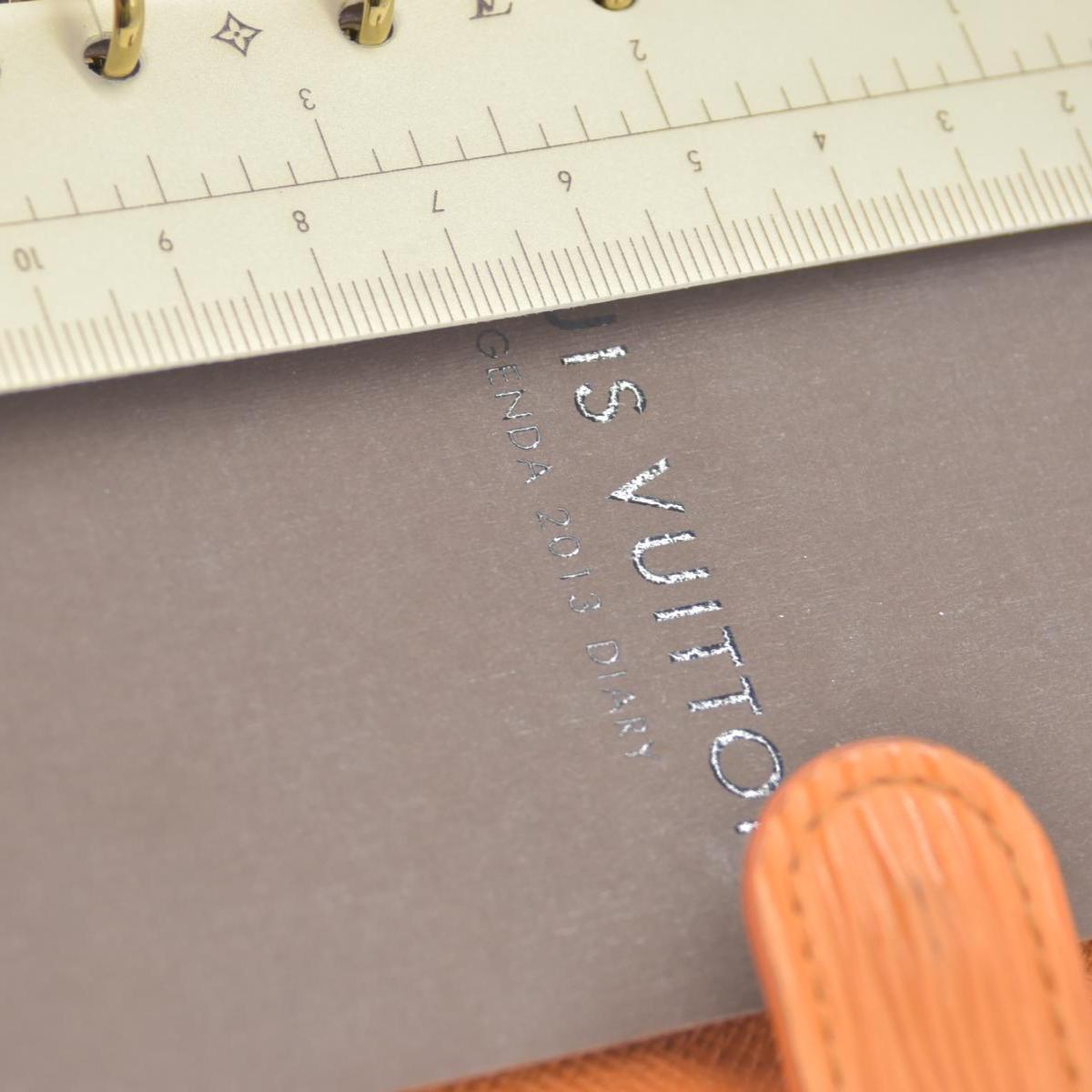 $690 LOUIS VUITTON Epi Agenda PM Day Planner Cover Orange Mandarin CA0075 CONSIGNMENT