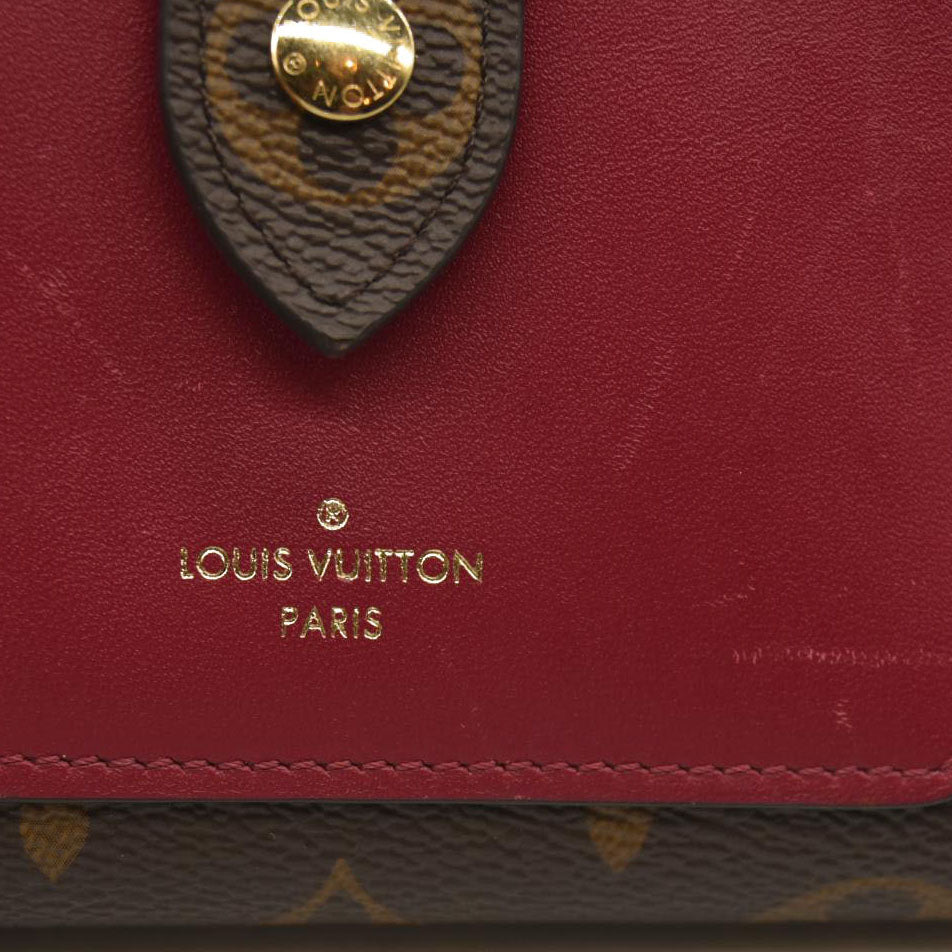 LOUIS VUITTON  Monogram Juliette Wallet Fuchsia