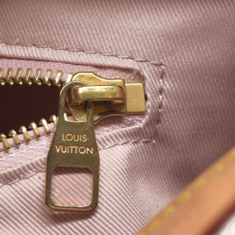 Louis Vuitton Graceful Mm Rose Ballerine White Damier Azur Canvas Tote