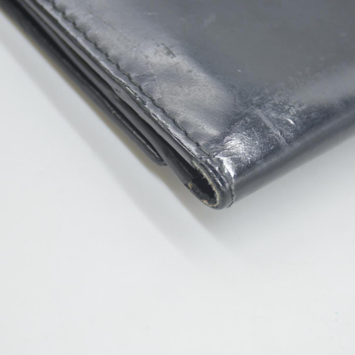 $440 MIU MIU Logo Patent Leather 6 Ring Key Case Black CONSIGNMENT