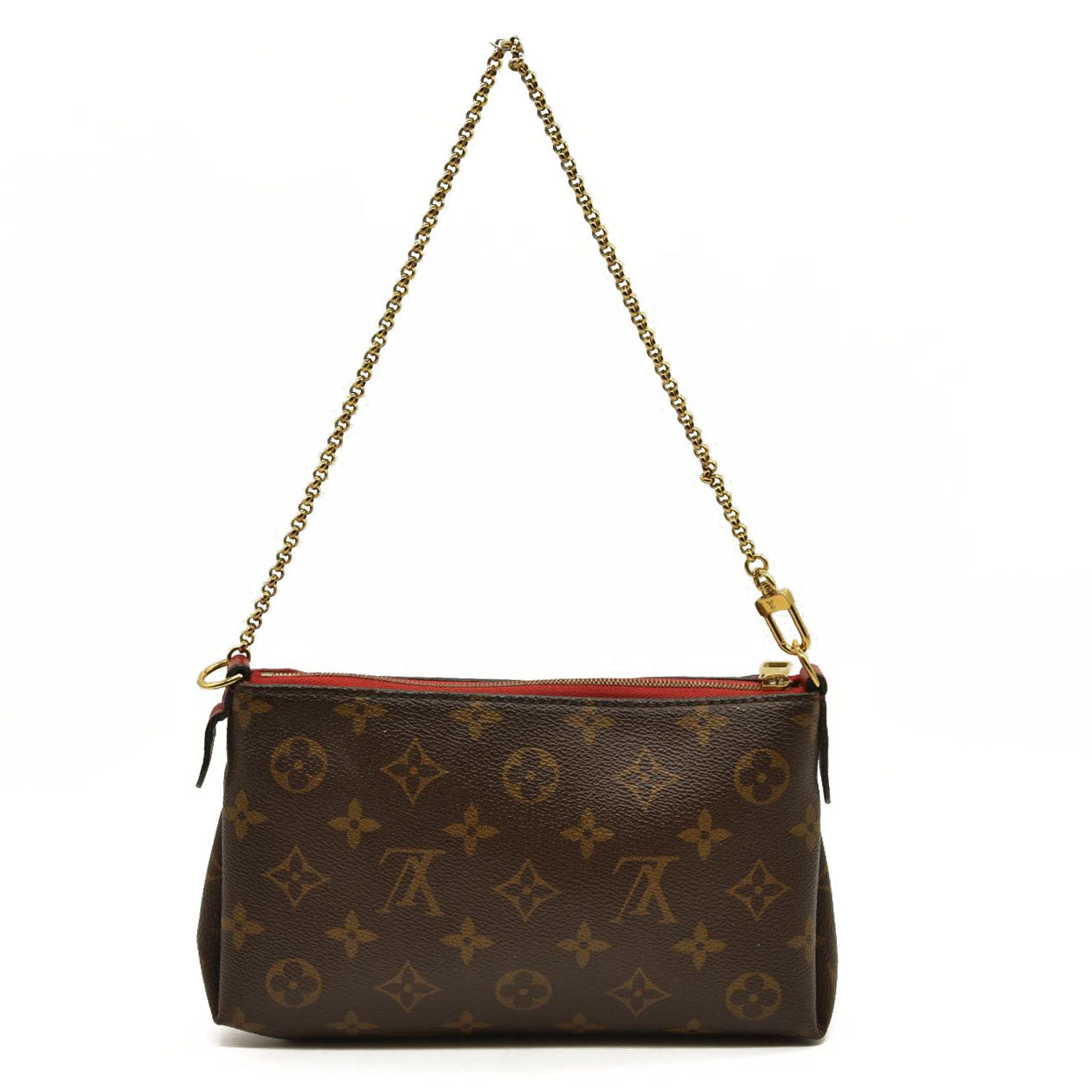 Louis Vuitton Monogram Pallas Clutch Cherry