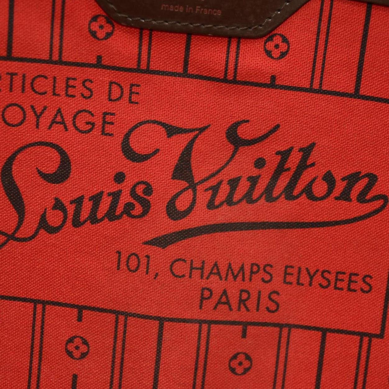 LOUIS VUITTON Damier Ebene Neo Neverfull MM  AR1068