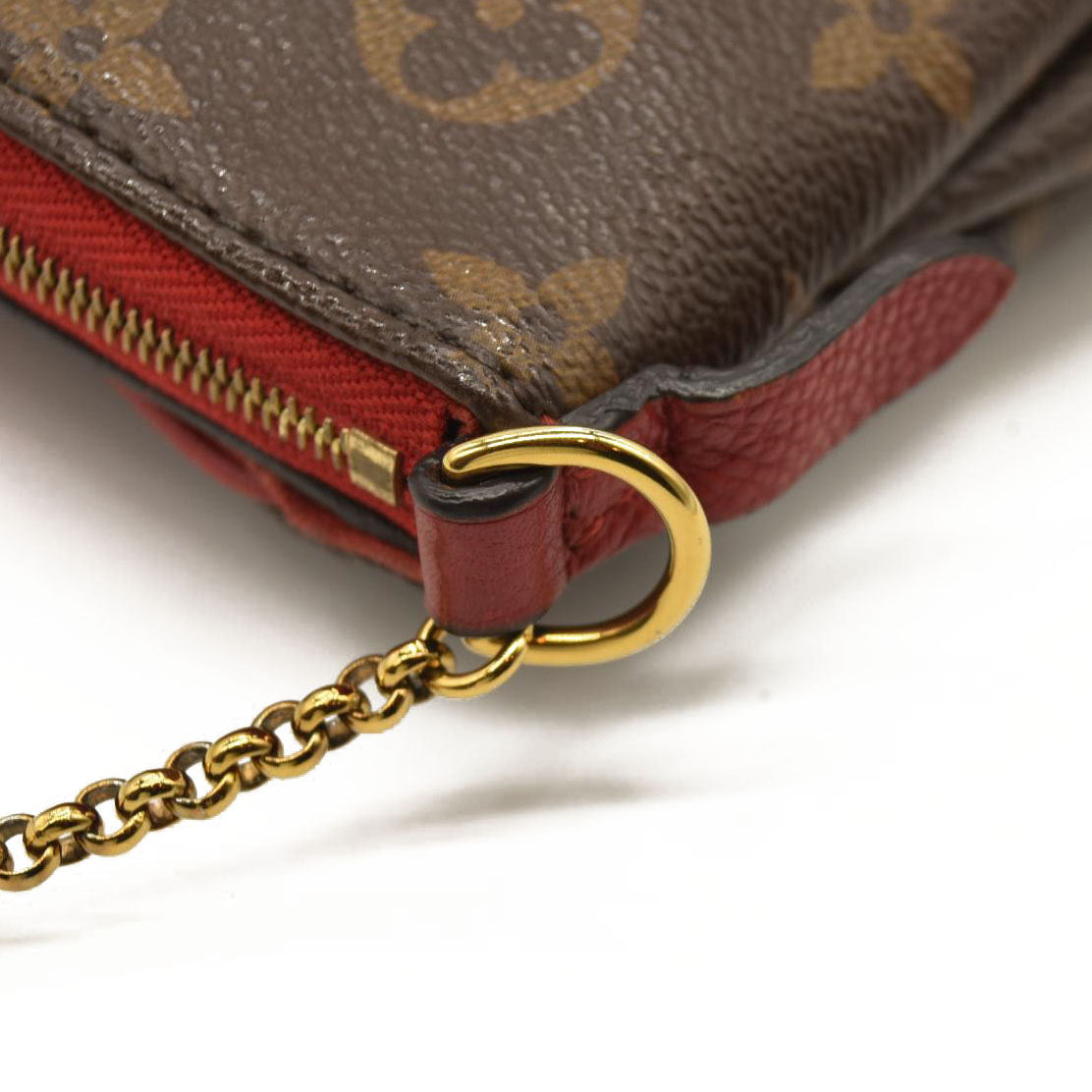 Louis Vuitton Monogram Pallas Clutch Cherry