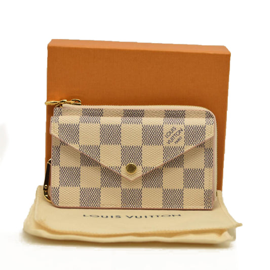 Louis Vuitton  Damier Azur Recto Verso Card Holder Rose Ballerine