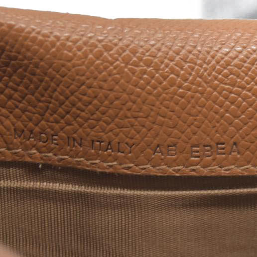 AUCTION $640 BVLGARI Classico Leather Long Bifold Wallet Brown