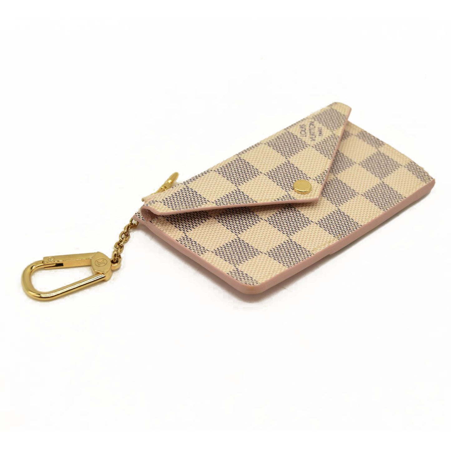 Louis Vuitton  Damier Azur Recto Verso Card Holder Rose Ballerine