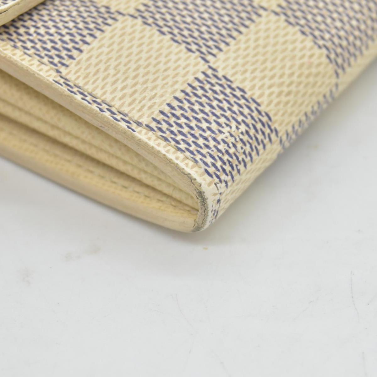 $670 Louis Vuitton Damier Azur Sarah Wallet CONSIGNMENT
