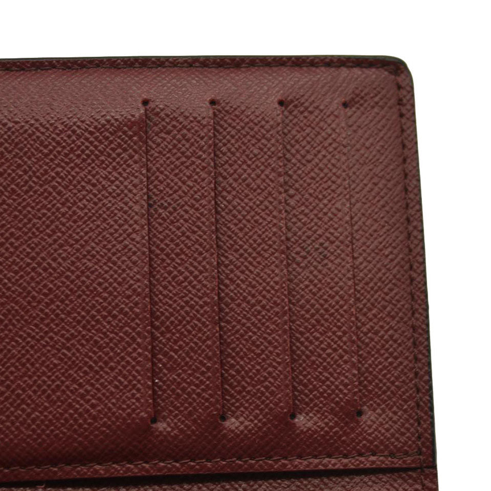 LOUIS VUITTON  Damier Ebene Juliette Wallet Bordeaux Black SP5220