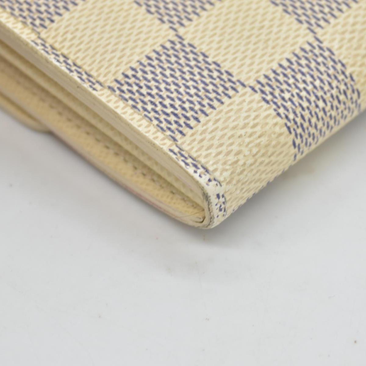$670 Louis Vuitton Damier Azur Sarah Wallet CONSIGNMENT