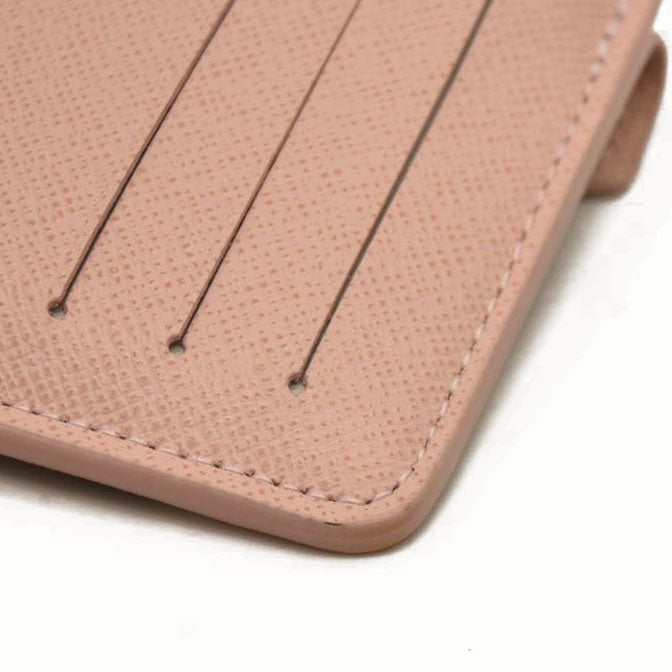 Louis Vuitton  Damier Azur Recto Verso Card Holder Rose Ballerine