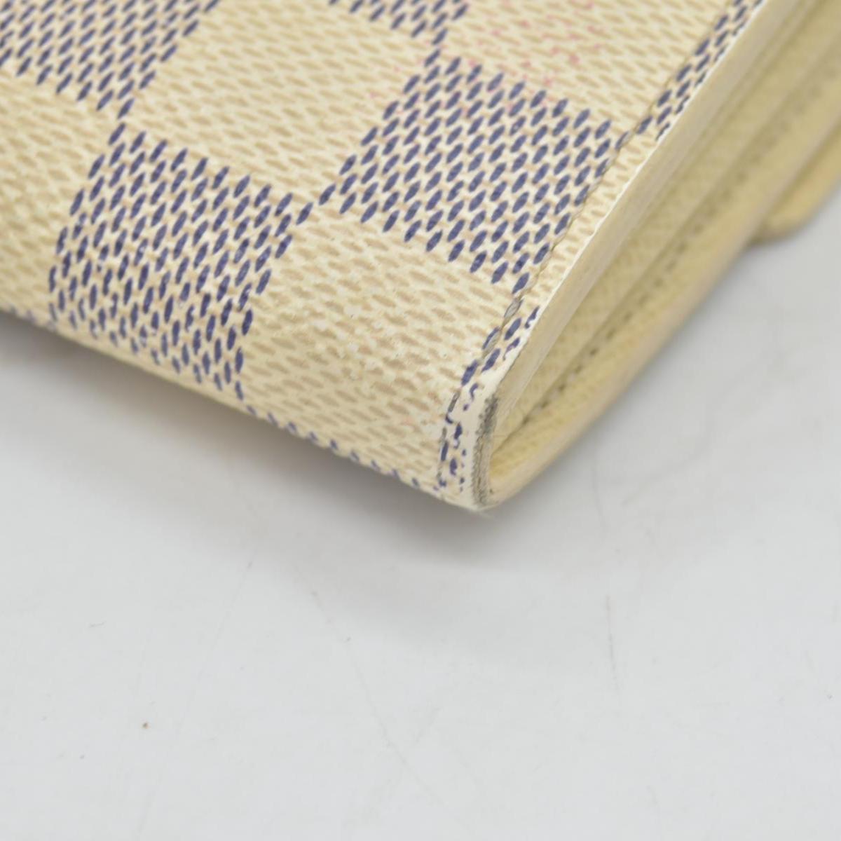 $670 Louis Vuitton Damier Azur Sarah Wallet CONSIGNMENT