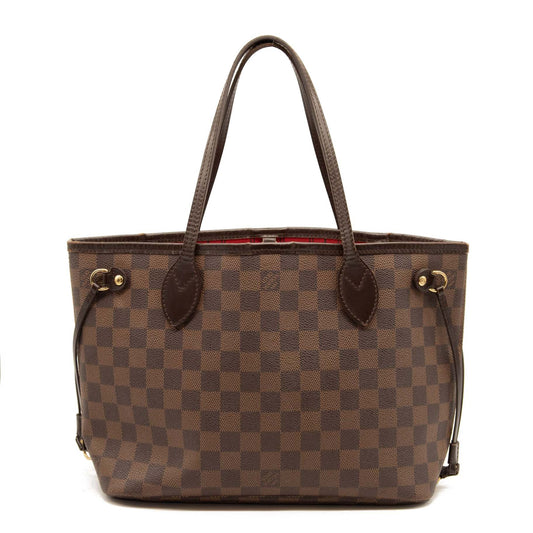 USED Louis Vuitton Damier Ebene Neverfull PM France VI2170