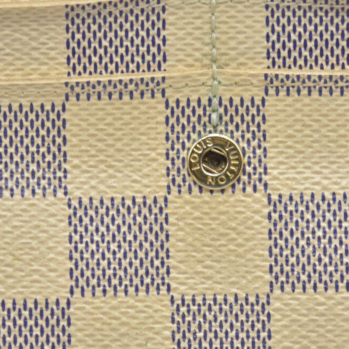 $670 Louis Vuitton Damier Azur Sarah Wallet CONSIGNMENT