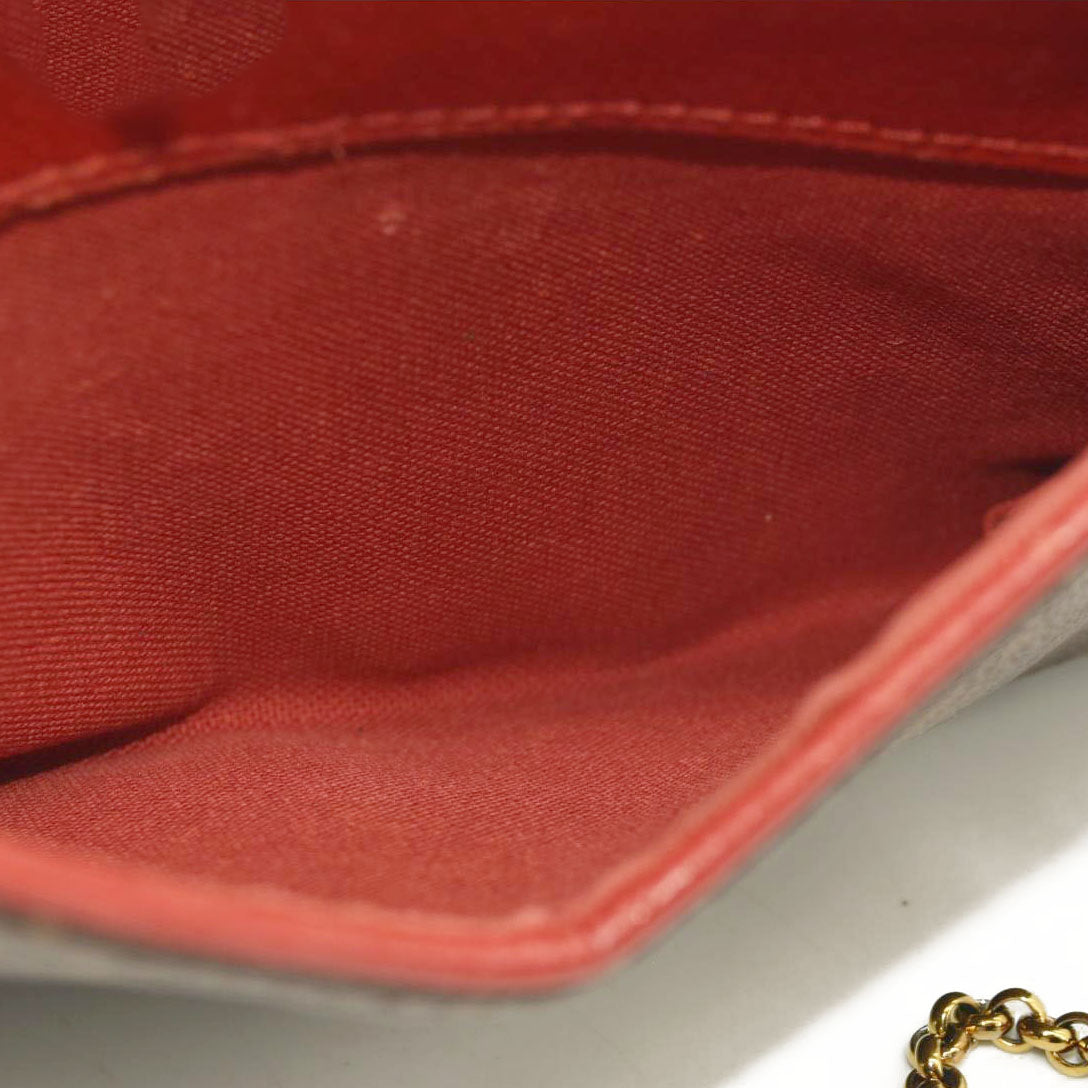 Louis Vuitton Monogram Pallas Clutch Cherry