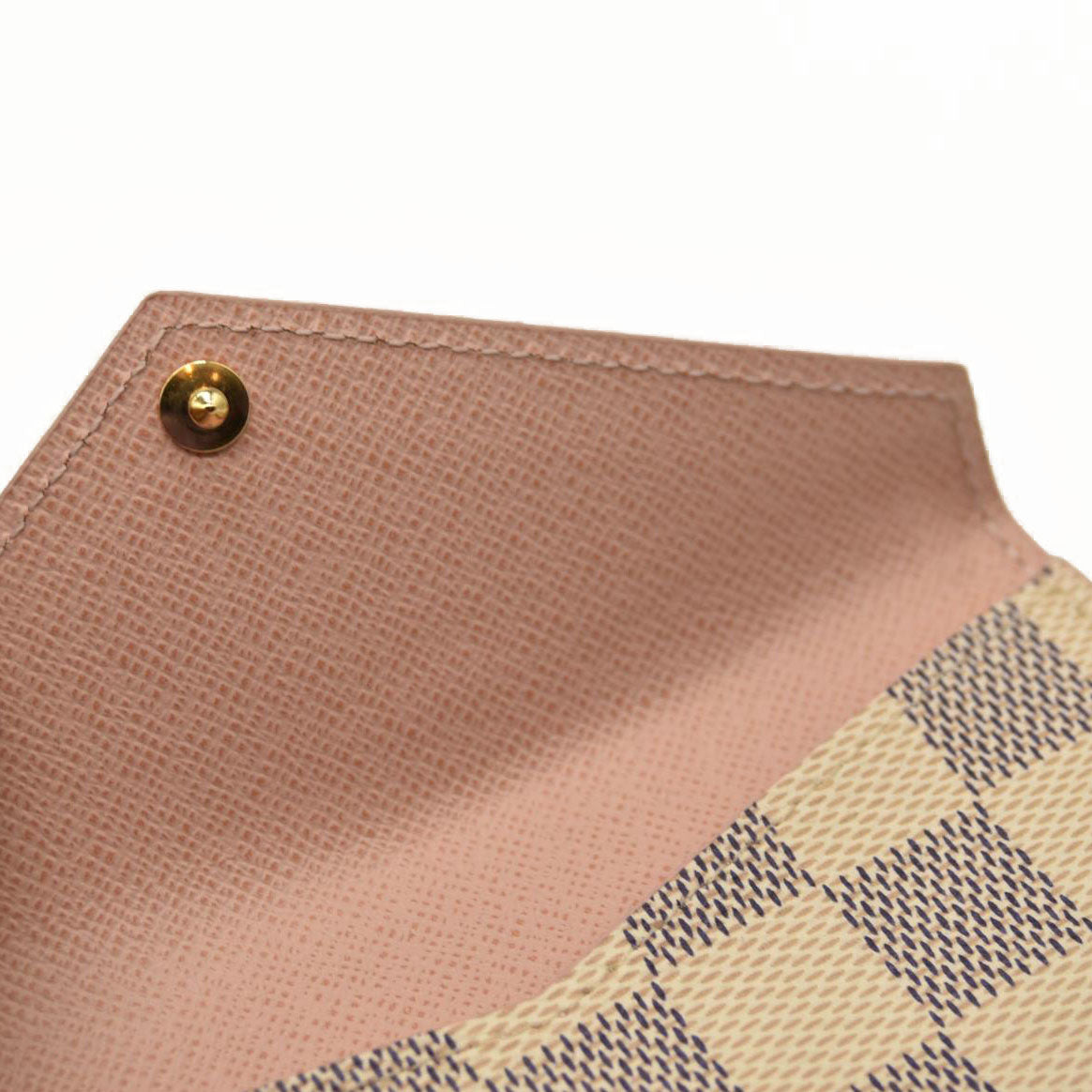 Louis Vuitton  Damier Azur Recto Verso Card Holder Rose Ballerine