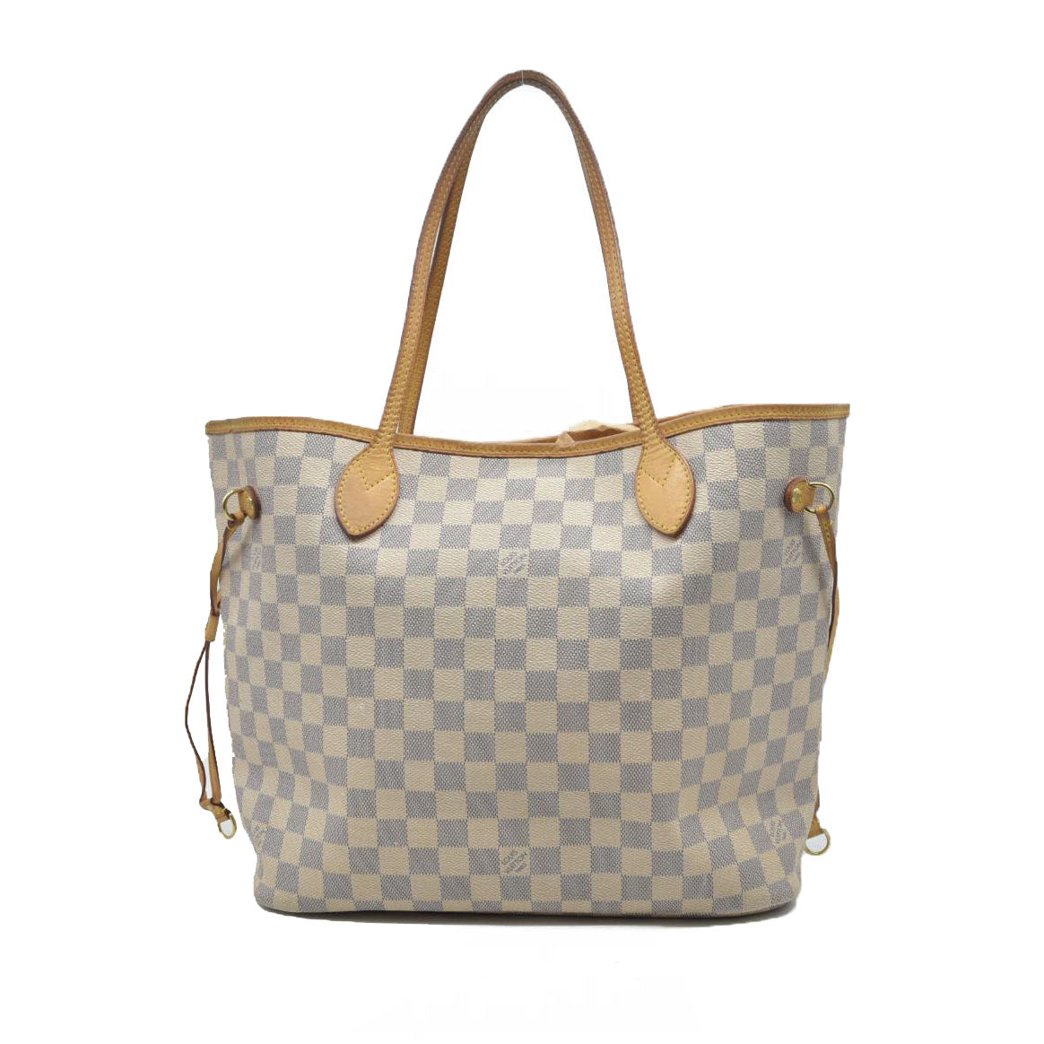 $2170 Louis Vuitton  Damier Azur Neverfull MM SA1160