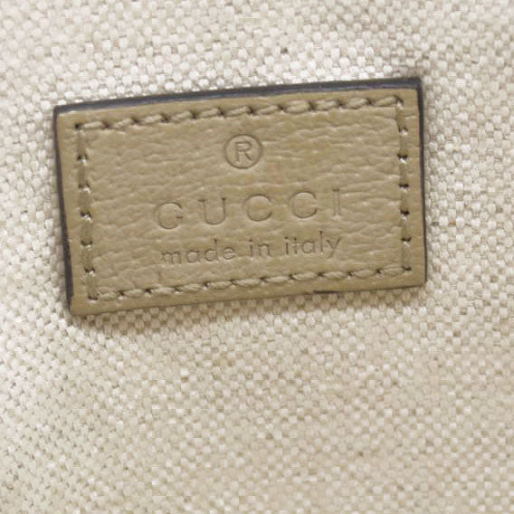 $1900 Gucci GG Supreme Monogram Textured Dollar Calfskin Mini Ophidia Shoulder Tote Bag Bag Beige Mystic White Oatmeal