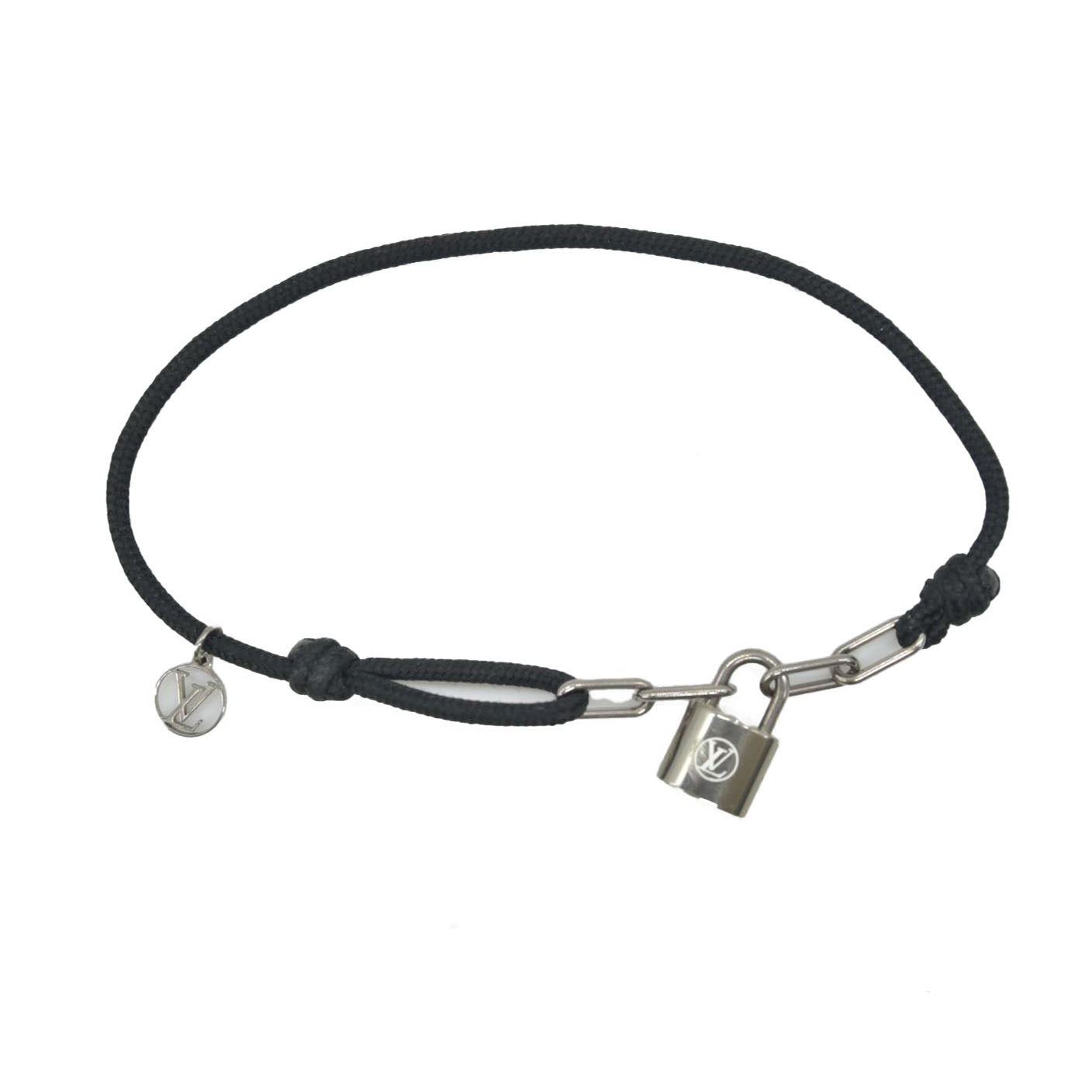 $365 Louis Vuitton x Virgil Abloh Silver Lockit Bracelet CONSIGNMENT