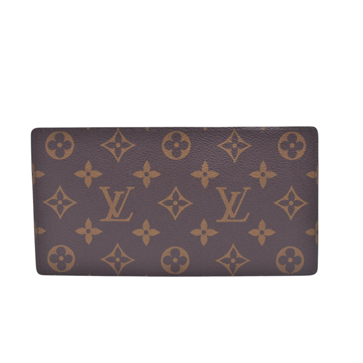 $630 1992 Louis Vuitton Monogram Green Taiga Card Holder Insert CONSIGNMENT MI0992 10021227