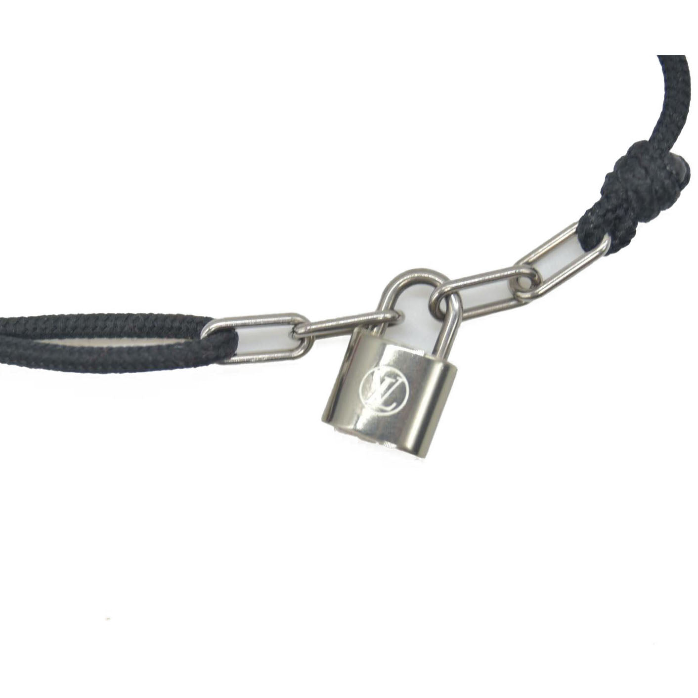 $365 Louis Vuitton x Virgil Abloh Silver Lockit Bracelet CONSIGNMENT