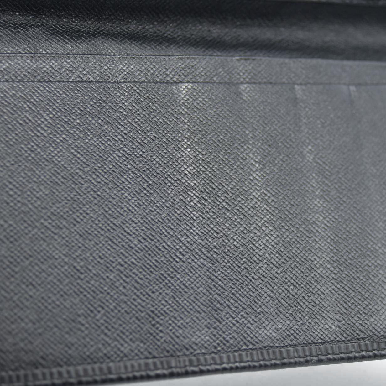 AUCTION $545 Louis Vuitton Epi Porte Chequier Credit Leather Long Wallet Black CA0042