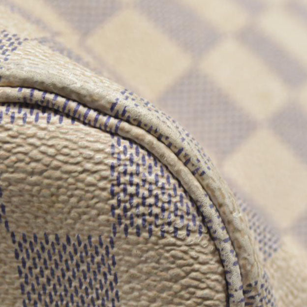 $2170 Louis Vuitton  Damier Azur Neverfull MM SA1160