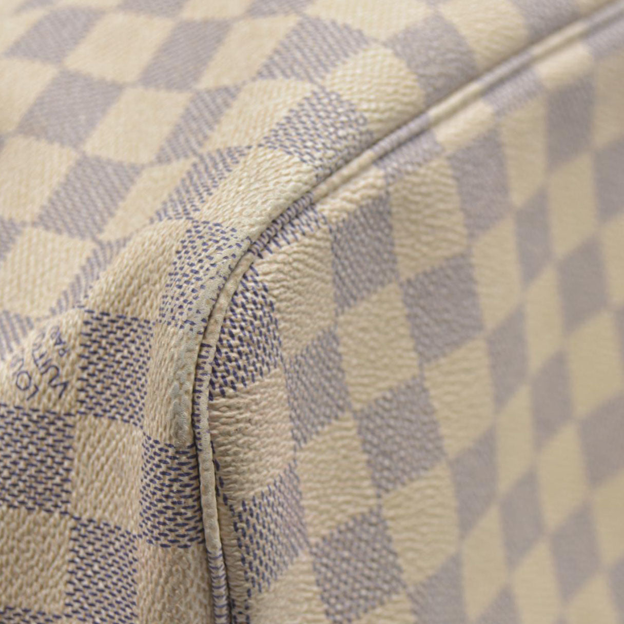 $2170 Louis Vuitton  Damier Azur Neverfull MM SA1160