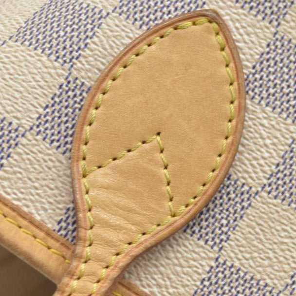 $2170 Louis Vuitton  Damier Azur Neverfull MM SA1160