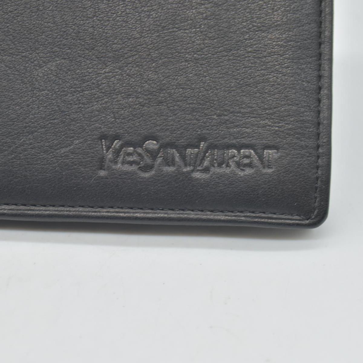 YSL Yves Saint Laurent Leather Continental Wallet CONSIGNMENT