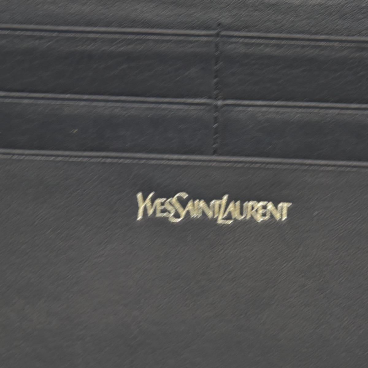 YSL Yves Saint Laurent Leather Continental Wallet CONSIGNMENT