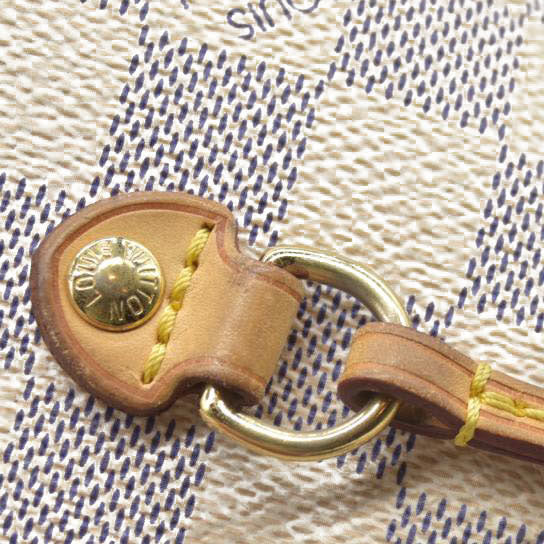 $2170 Louis Vuitton  Damier Azur Neverfull MM SA1160